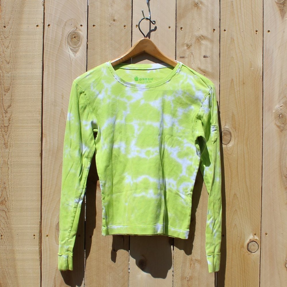 Long-Sleeved Tie-Dye Shirt